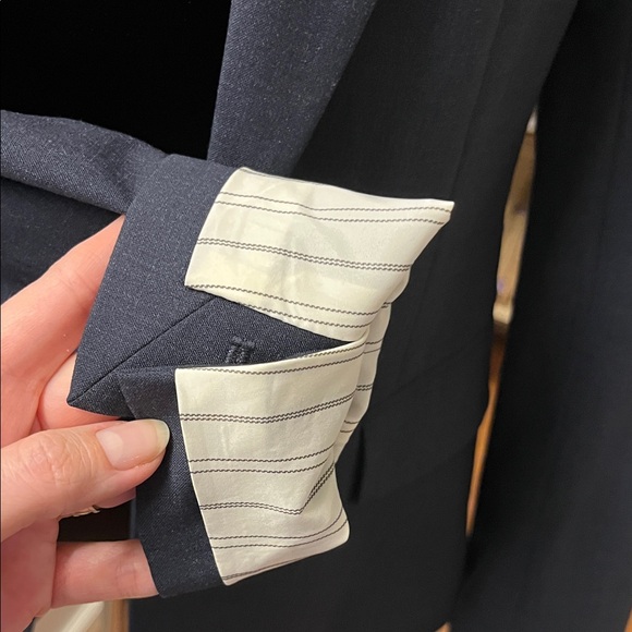 Theory Women's Navy Blazer - Picture 3 of 5